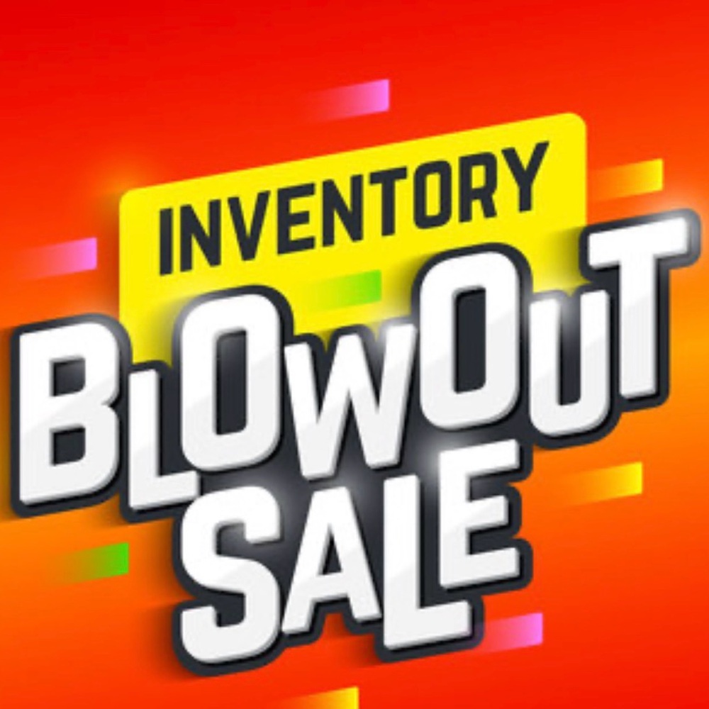 Inventory Blowout Sale Sign